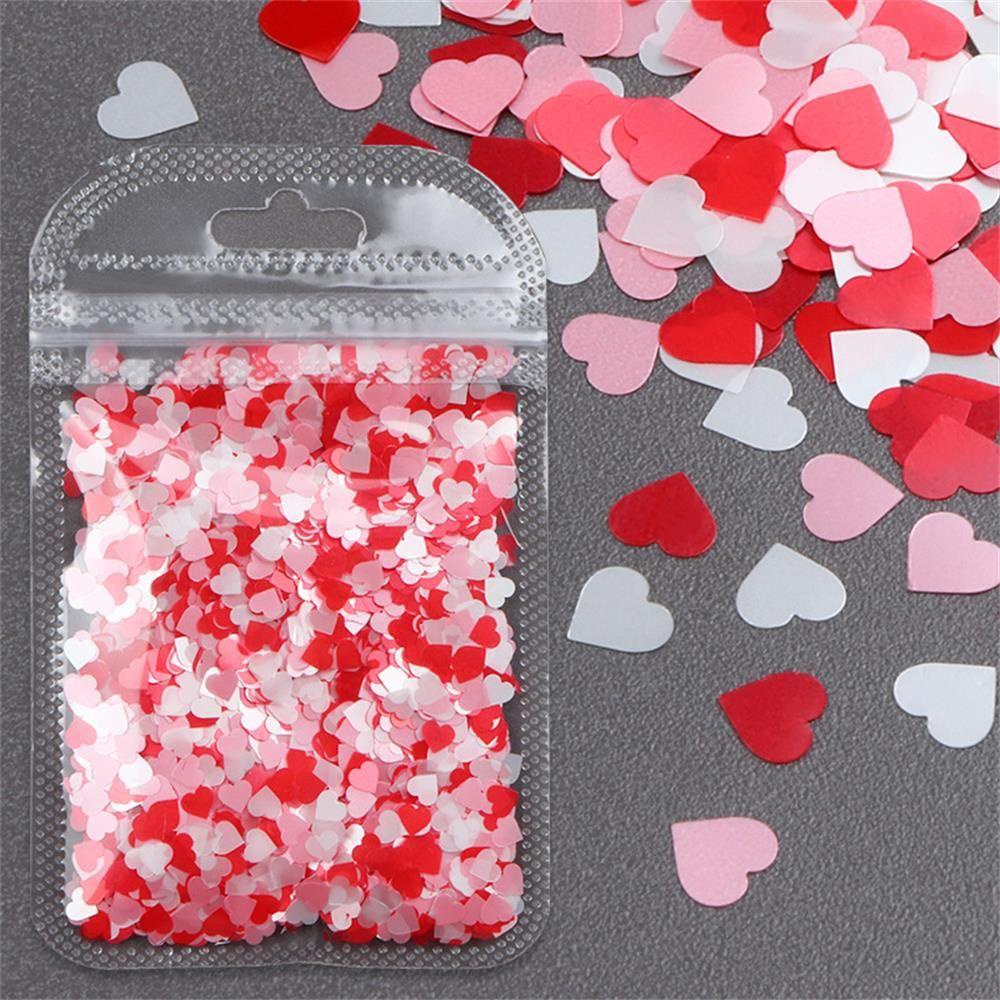 TOP 1tas Payet Kuku DIY Art Desain Hari Valentine Kupu-Kupu Manicure Dekorasi