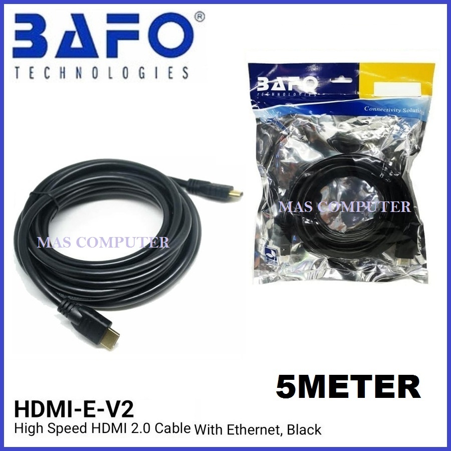 BAFO Kabel Hdmi 5Meter Original / Kabel Hdmi BAFO 5 Meter / Kabel Hdmi BAFO 5M