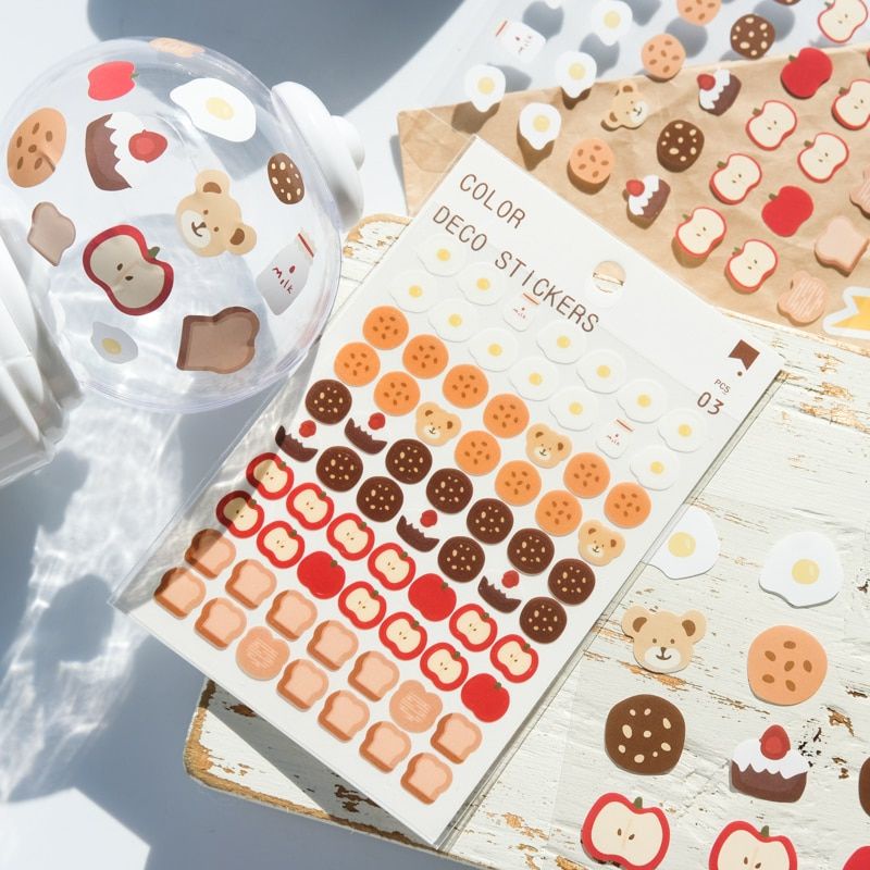 

✅️1 Set (3 lembar) Cute Stickers Deco for Diary