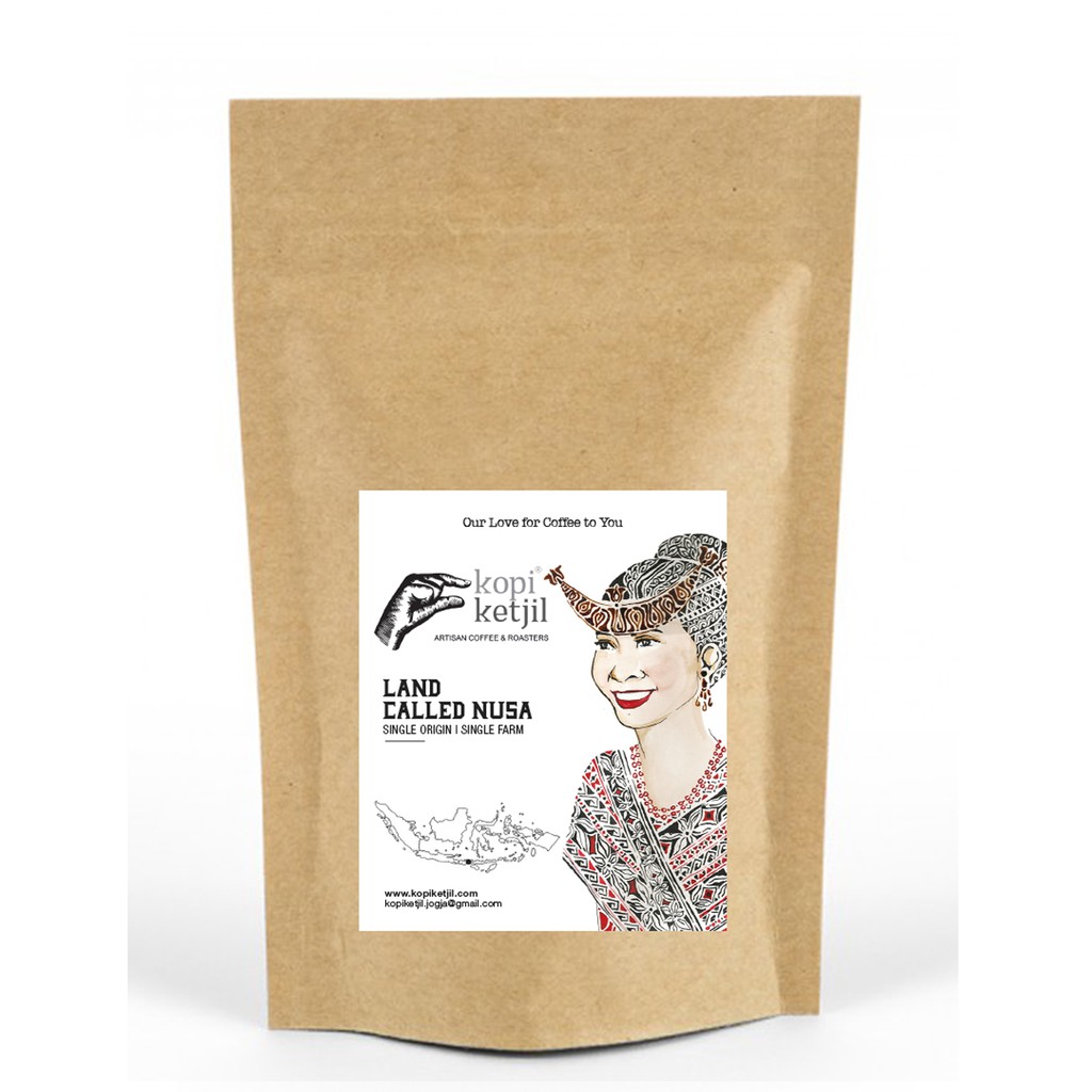 

KOPI KETJIL KOPI NTT RUTENG ARABICA NATURAL, BIJI 250/1000 gr.