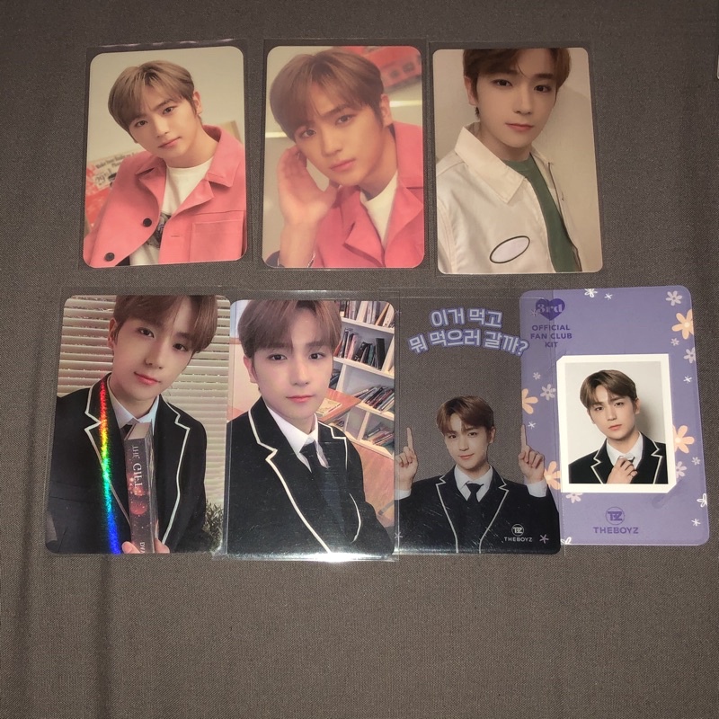 THE BOYZ Hyunjae Photocard PC 1st 3rd Fankit + Fancon Trading Card TC