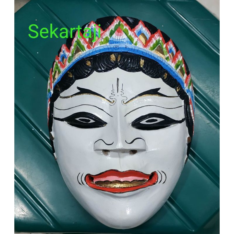 Topeng Tari Sekartaji - Aksesoris Topeng Tari Sekartaji