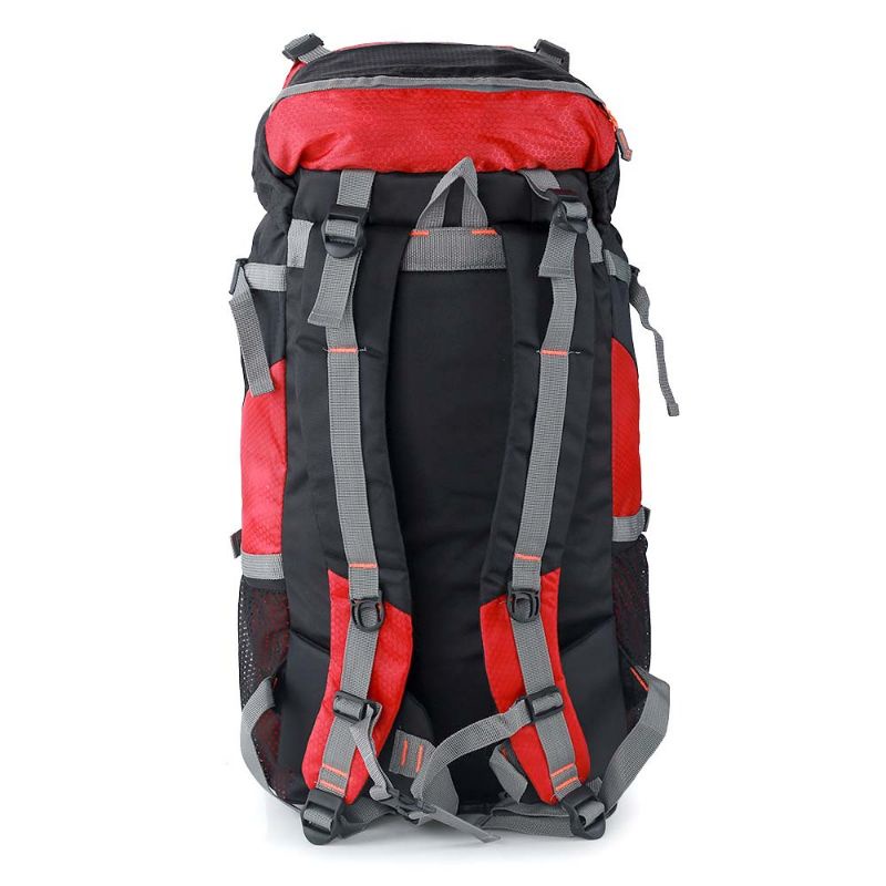 ARG Tas Ransel Keril Gunung Carrier Camping Kapasitas 60L Semi Water Resistant Outdoor Hiking Bag FK8607 Punggung Pria/Cowok