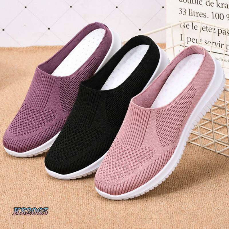 SANDAL SELOP FLYKNIT SLIP ON KANOSUE KS2065 IQ