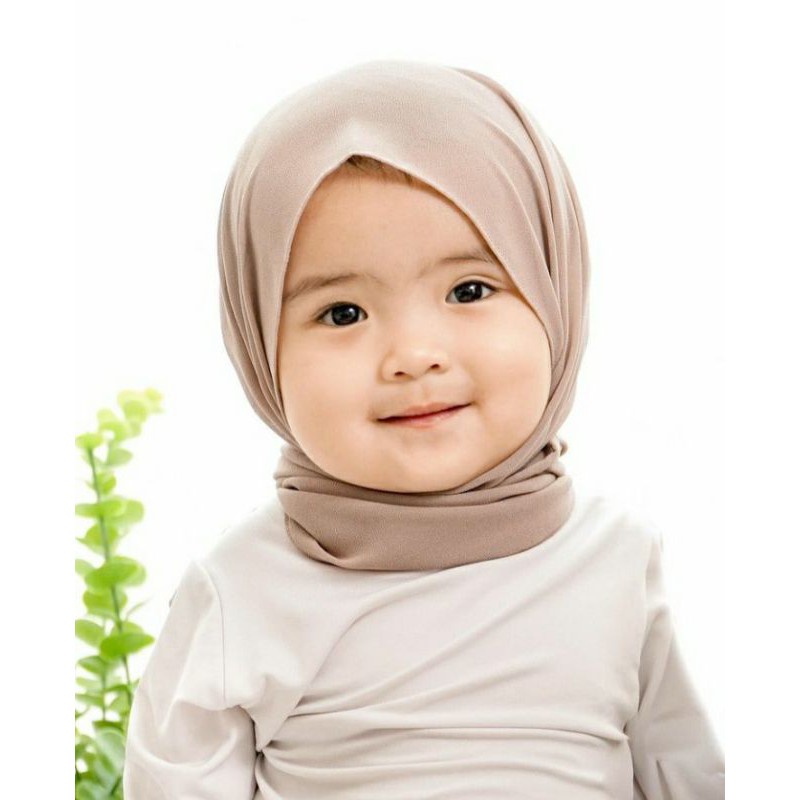 [PM] Pashmina Instan Anak Bayi Jersey 6 Bulan - 8 Tahun / Pastan / Pasmina / Jilbab Hijab Instan