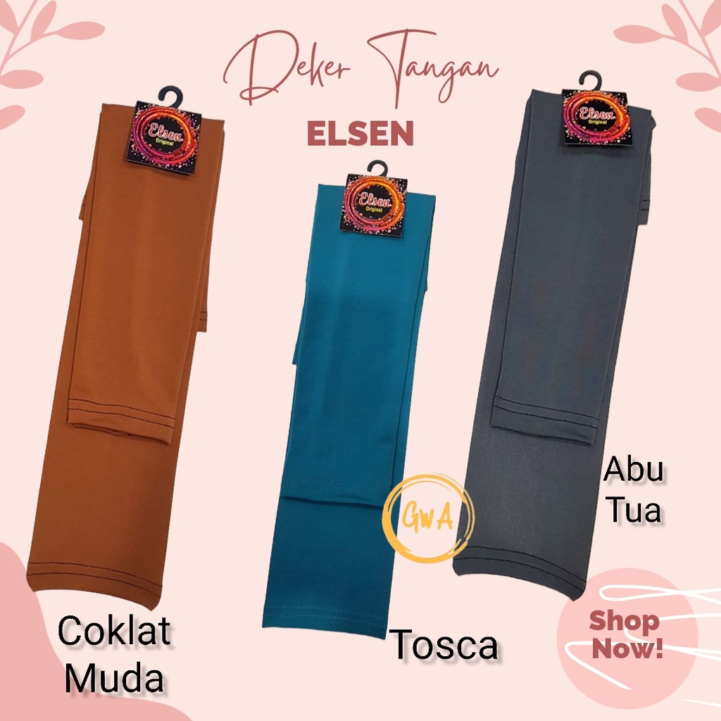 Ready Deker Elsen/HANDSOCK DEKER JERSEY SPANDEX LEMBUT / MANSET TANGAN TANPA JEMPOL Deker Hijab