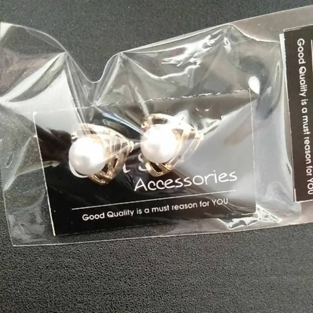 Anting Korea Mutiara Gold