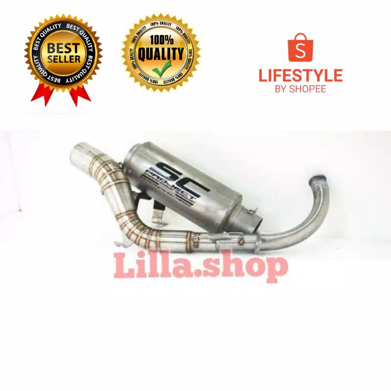 Knalpot SC Project Matic Aerox Nmax Pcx Vario Beat Scoopy Mio dll