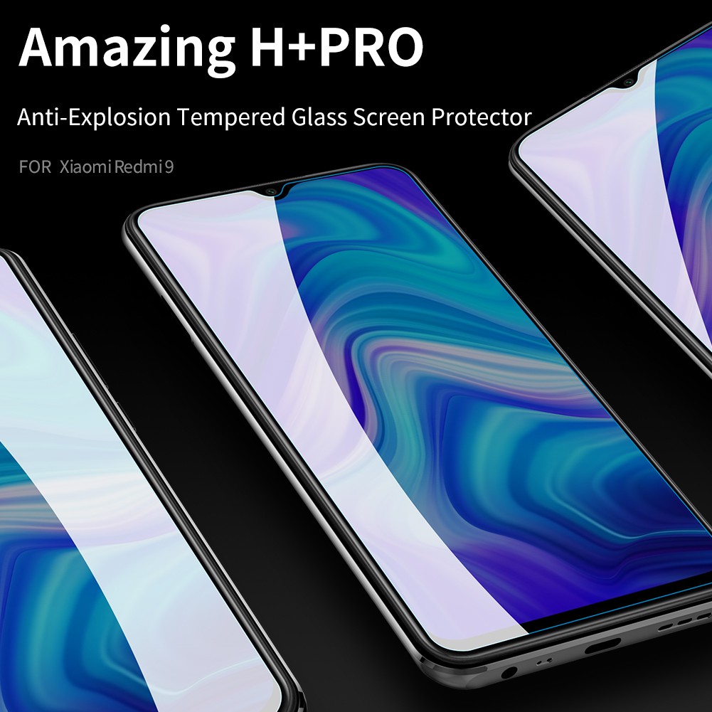 Tempered Glass Xiaomi Redmi 9 Nillkin Amazing H+ Pro Anti Gores