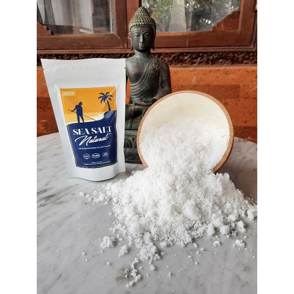 Surya segara kusamba natural sea salt/butiran halus. 500 gr