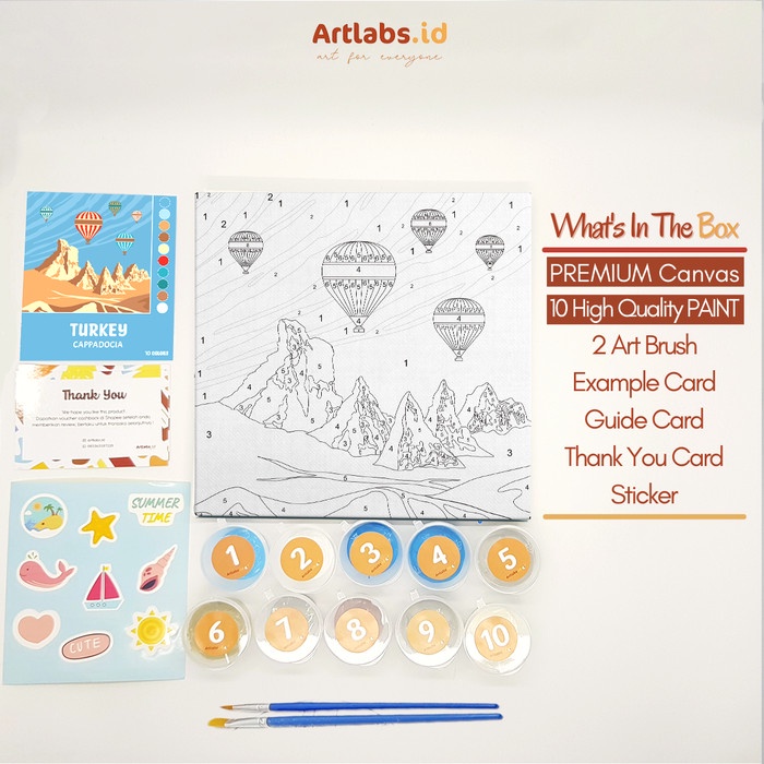 

Cappadocia - Paint By Number 10 Color [City Series] | Painting Kit