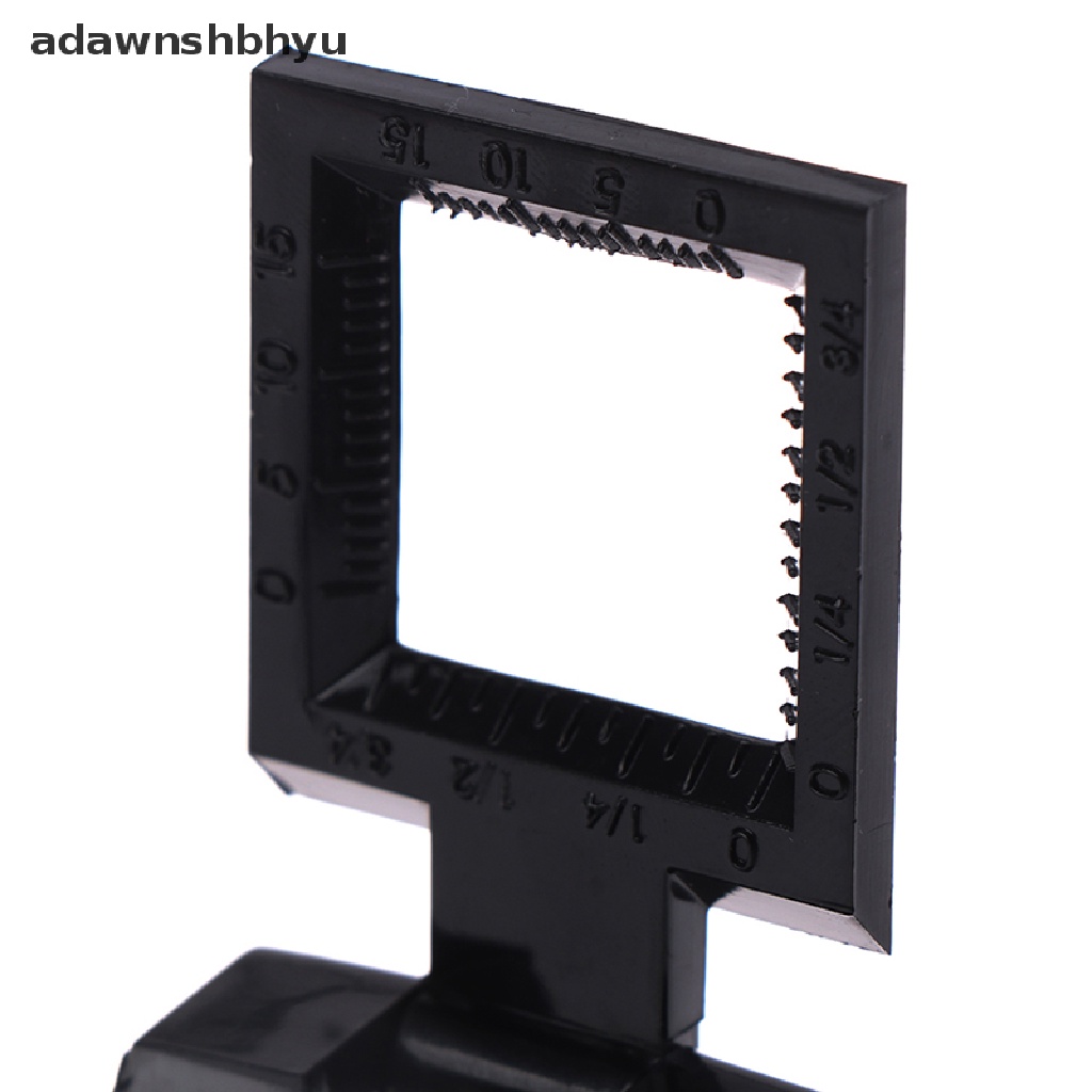 Adawnshbhyu 10X 28mm Folding Magnifier Stand Loupe Dengan Skala Untuk Alat Kaca Optik Tekstil