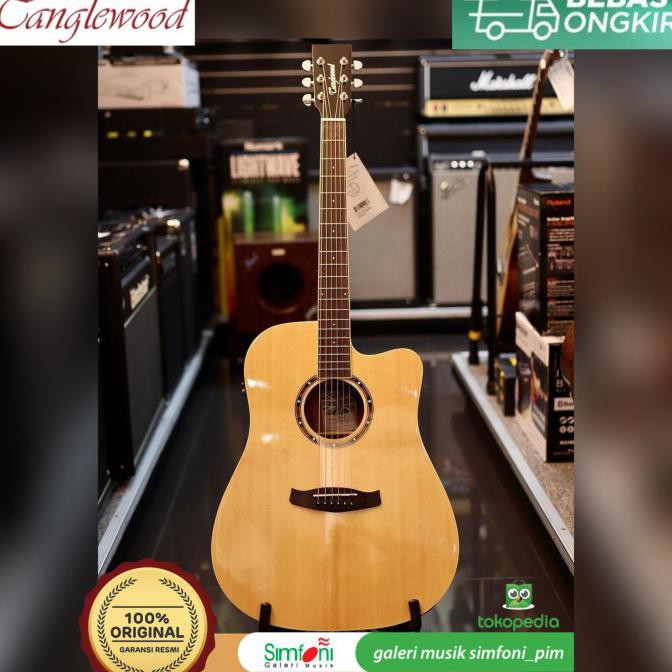 Gitar Akustik Elektrik Tanglewood Twk Dce Keningston Series