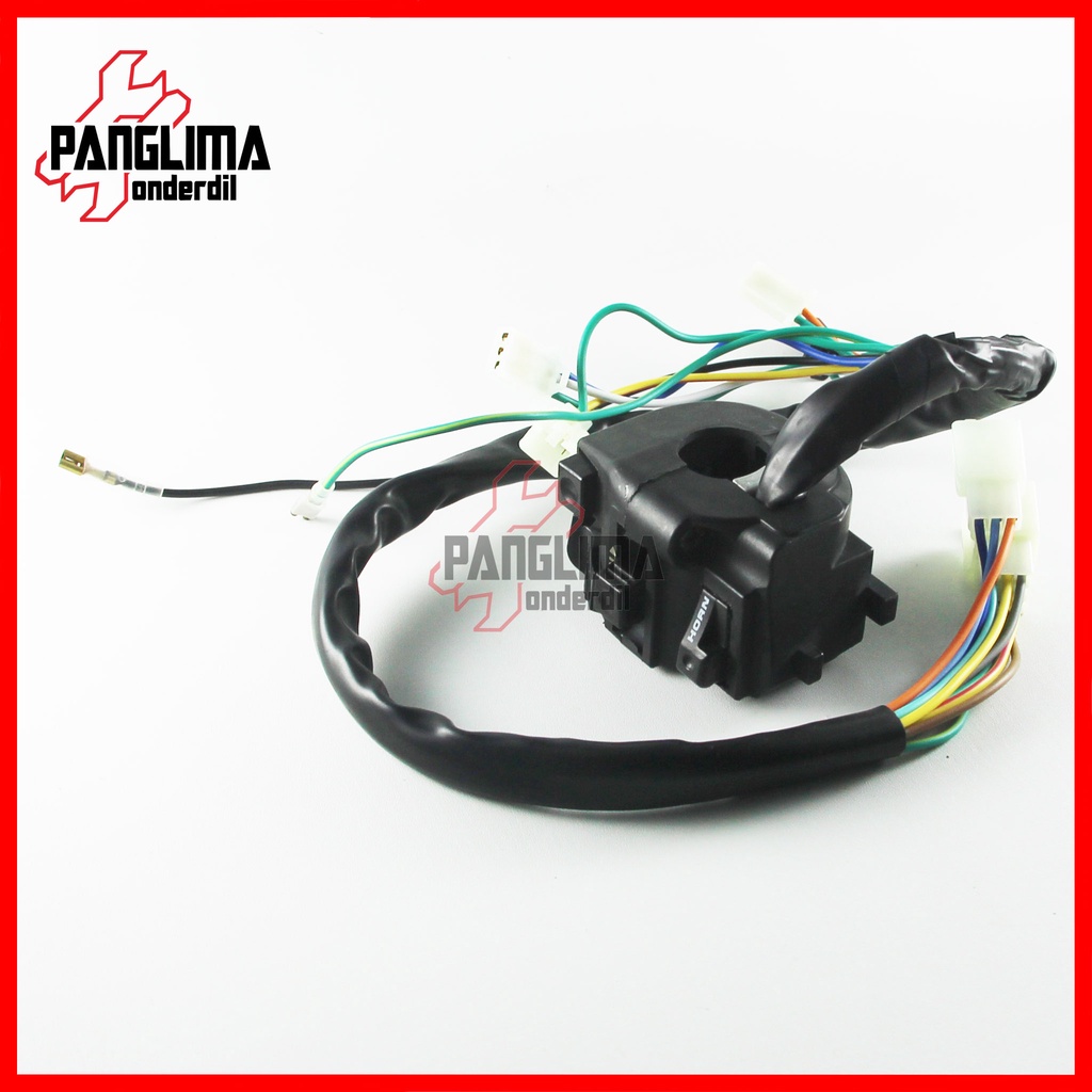 Handel Switch Kiri-Left Supra X 100 Lama-Supra Fit Old Handle-Hendle-Hendel-Holder Saklar Lampu Depan Dim-Sen-Sein-Klakson