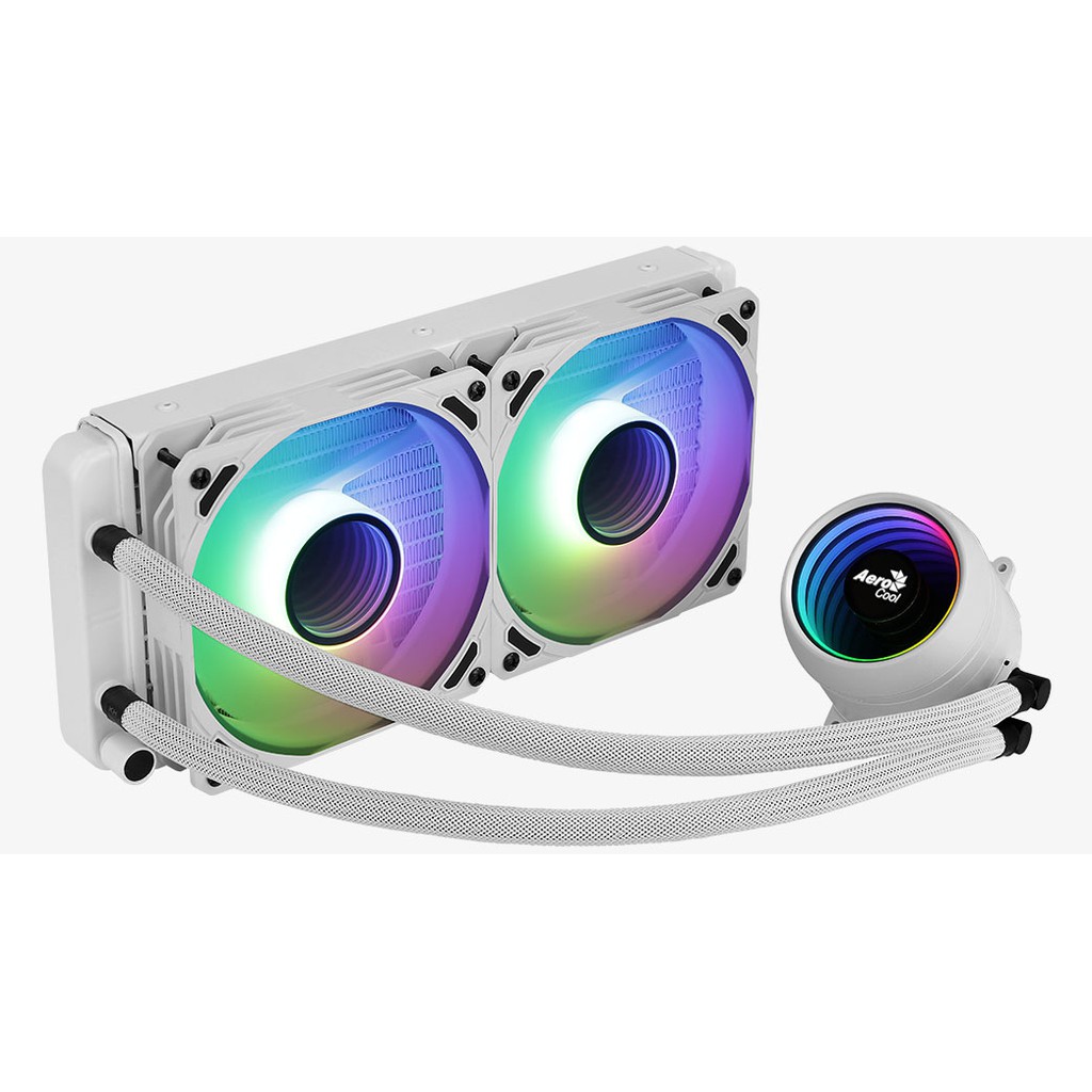 Aerocool Mirage L240 240MM ARGB Liquid Cooler - White/Putih