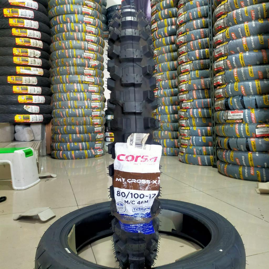 Ban Corsa MT CROSS 80/100-17 Tube Type Untuk Motor Cross Ring 17