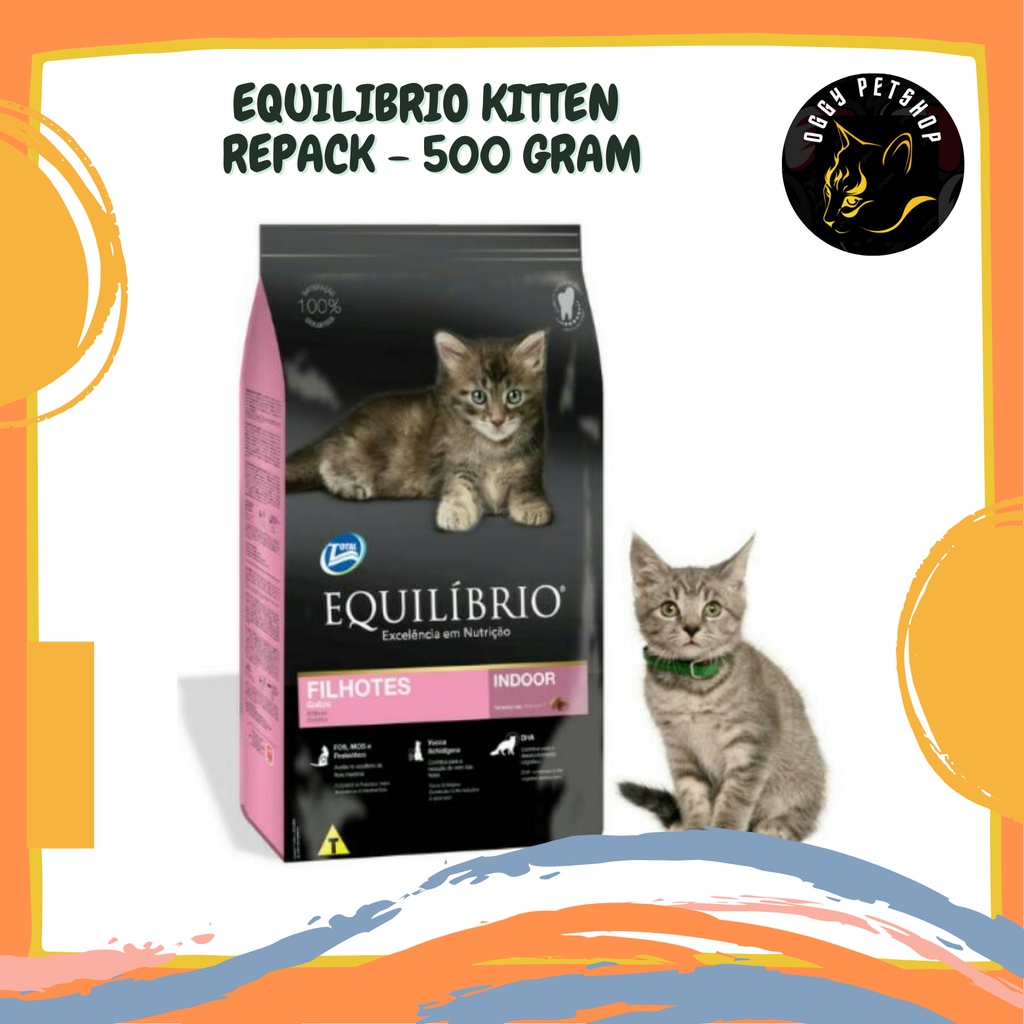 EQUILIBRIO KITTEN Makanan Anak Kucing Kemasan 500 Gr