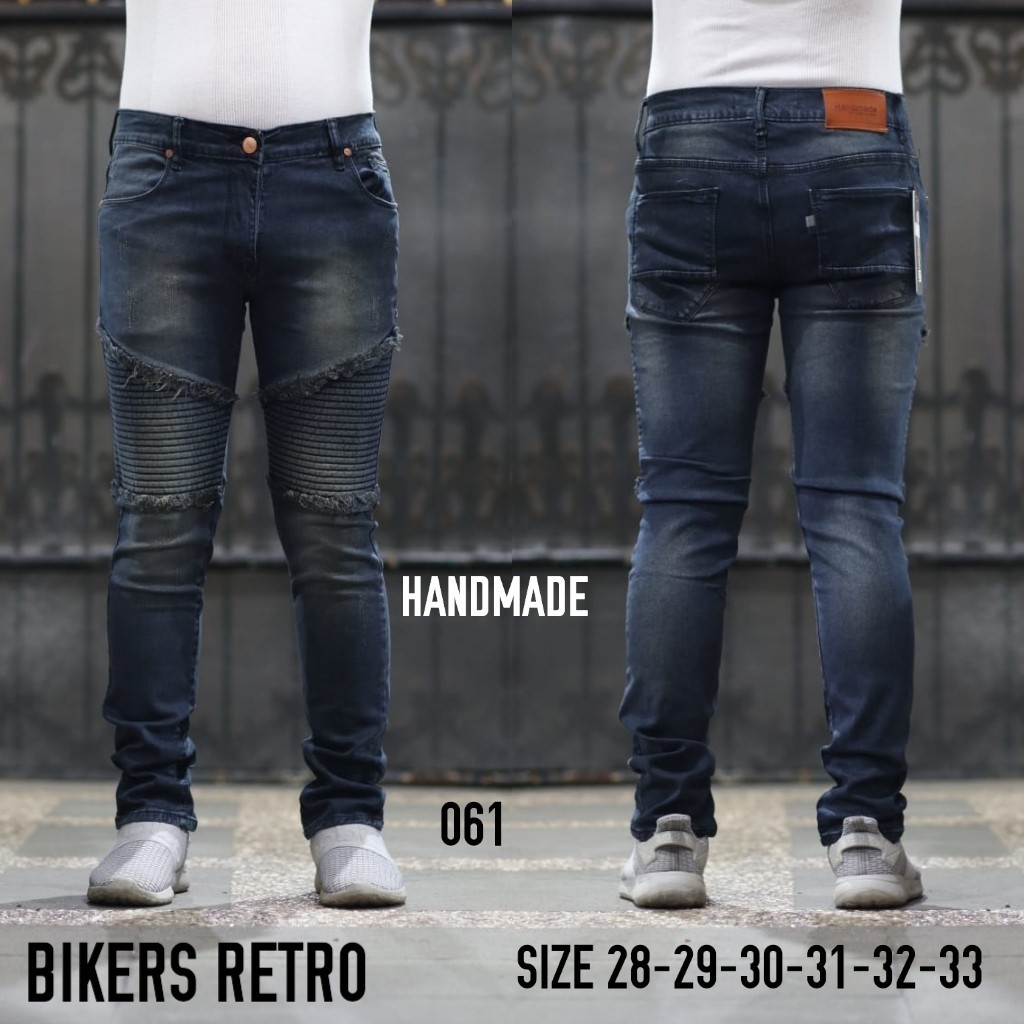 Biker Jeans Limited Edition - Celana Slim Fit Jeans Bikers