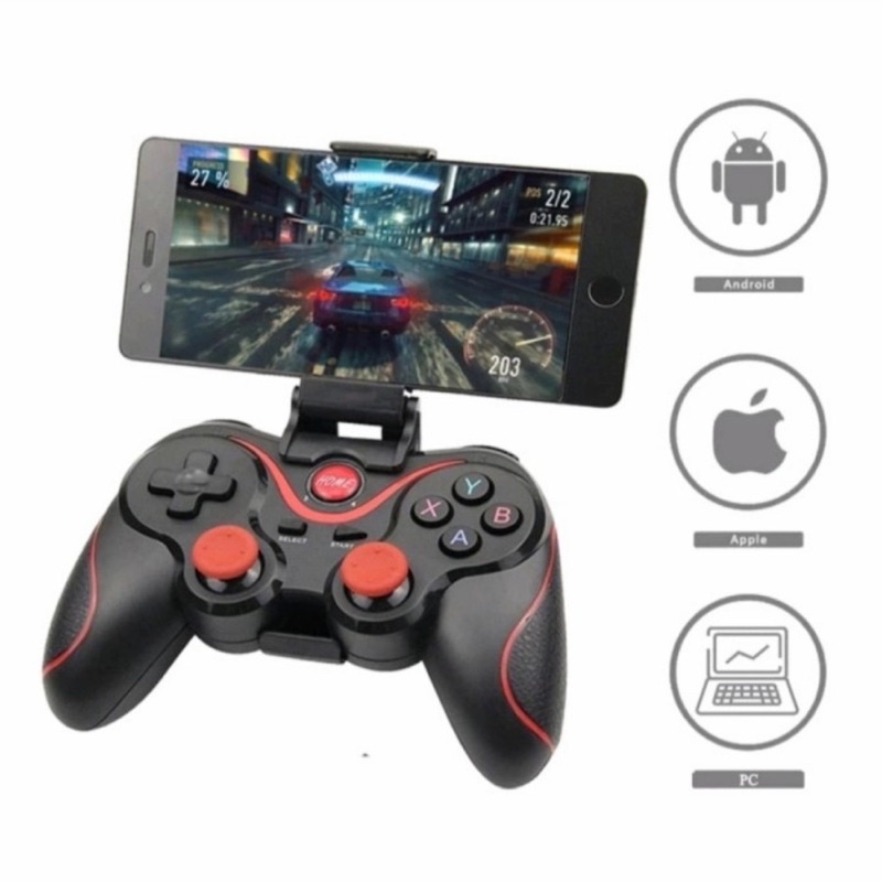 COD - GAMEPAD X3 JOYSTICK  WIRELESS SMARTPHONE ANDROID HOLDER HP PC