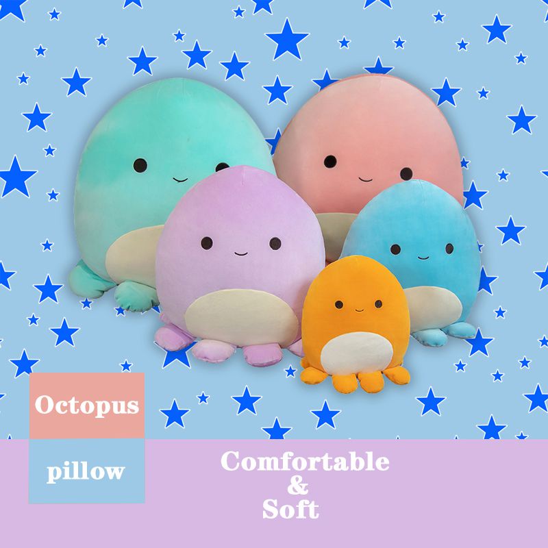 Squishmallows Stuffed Toy Octopus Plush Soft Dolls Large Pillow Cushion Decor