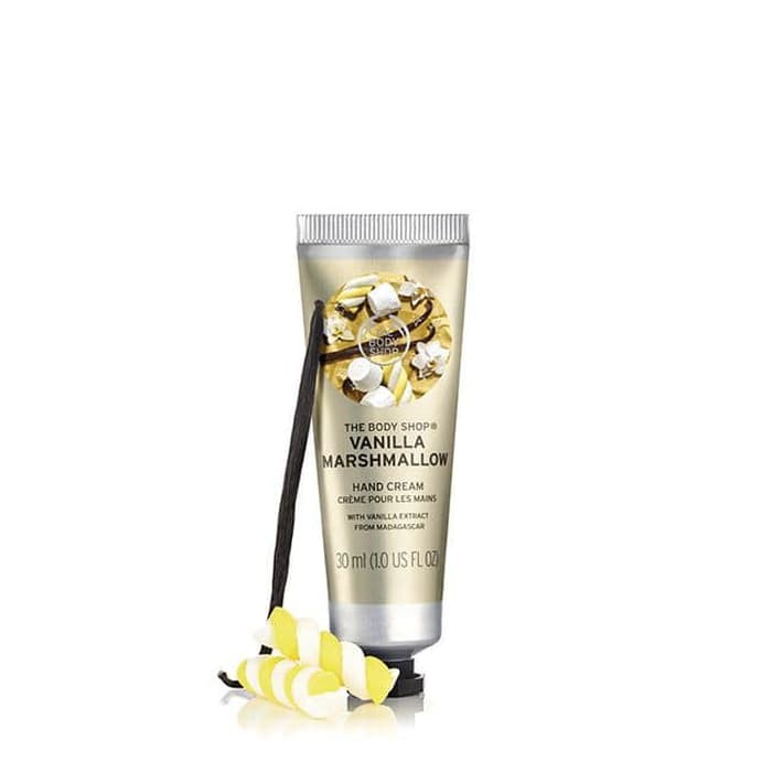 Bagus The Body Shop Hand Cream Vanilla Marshmallow 30Ml Gilaa!!!