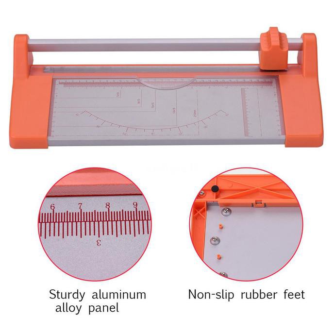 

S & W Mesin Pemotong Kertas Putar Compact Untuk Kertas A4 320Mm Diy Store_Tutut