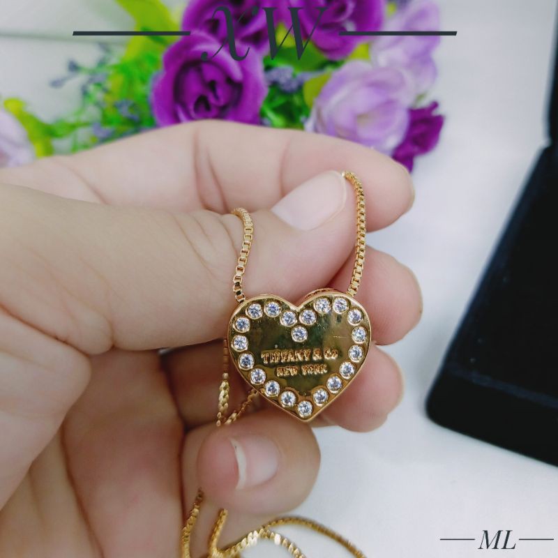 Kalung love gold