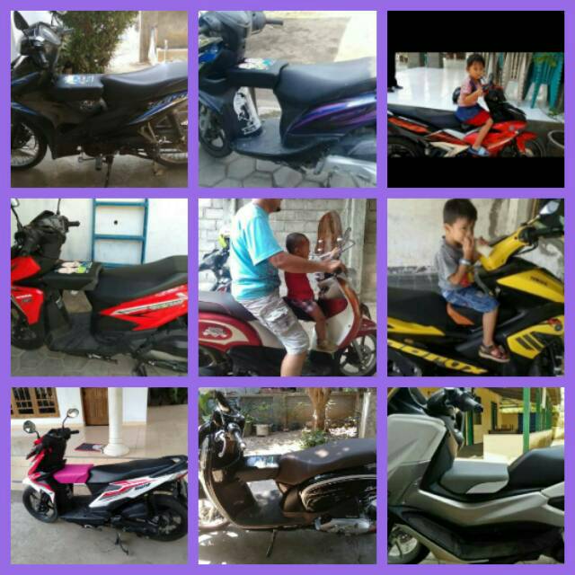 terlaris jok boncengan anak motor mio sporty,mio soul gt,mio vino  mio m³ dll