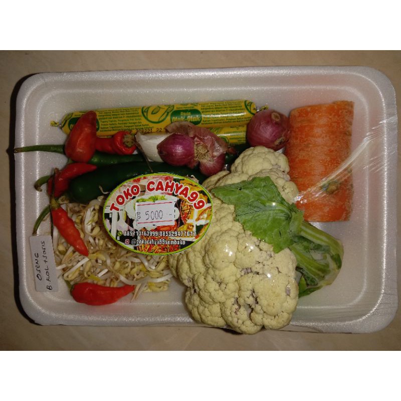 

paket oseng brokoli + sosis super hemat