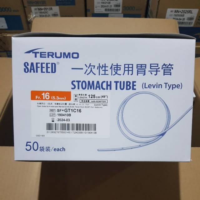 NGT TERUMO Fr 16 / Stomach Tube 16 Terumo / Selang Makan