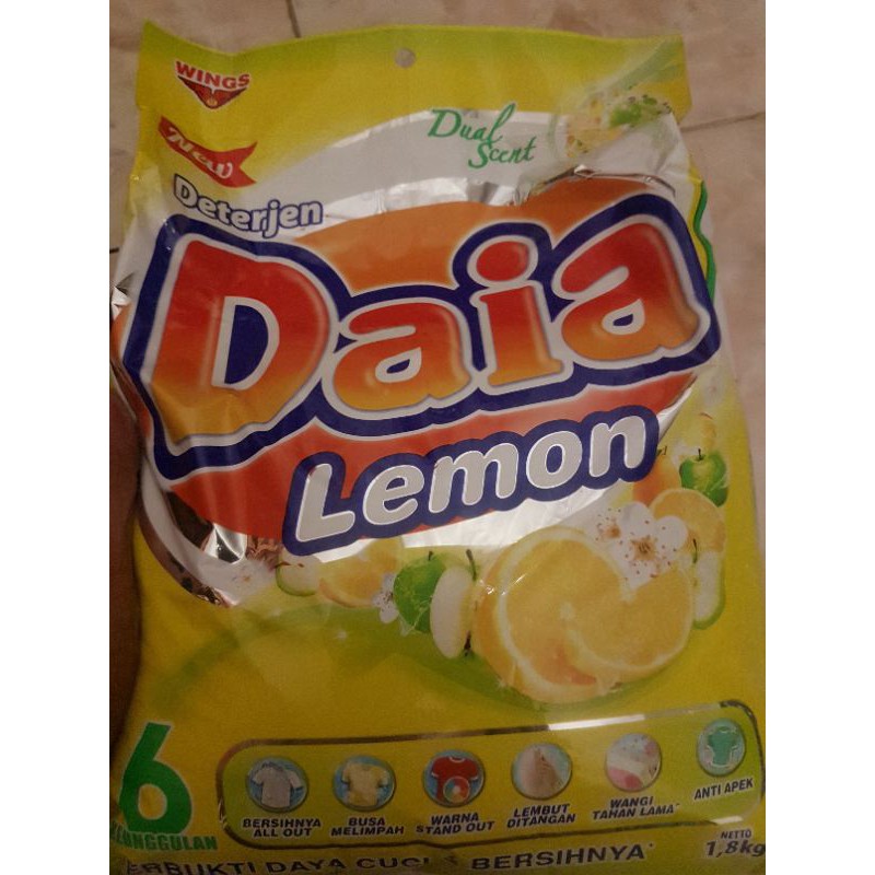 

Daia Deterjen / Detergent Bubuk 1,8 KG