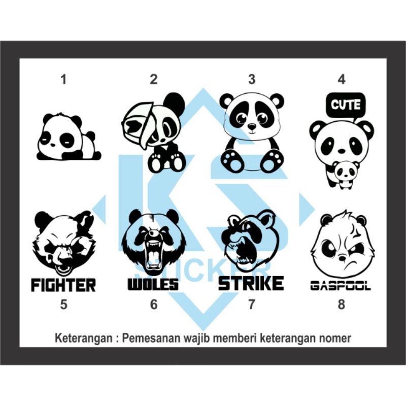 

STICKER PANDA