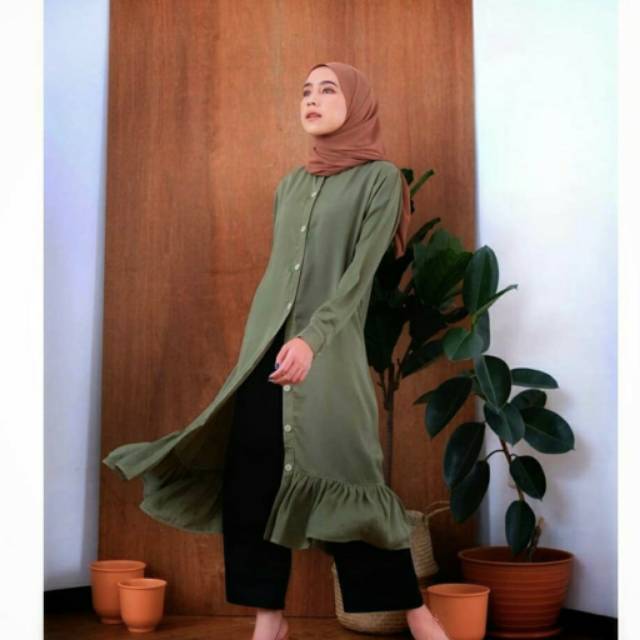 HB~KAYLA GAMIS MOSCREPE /GAMIS WANITA