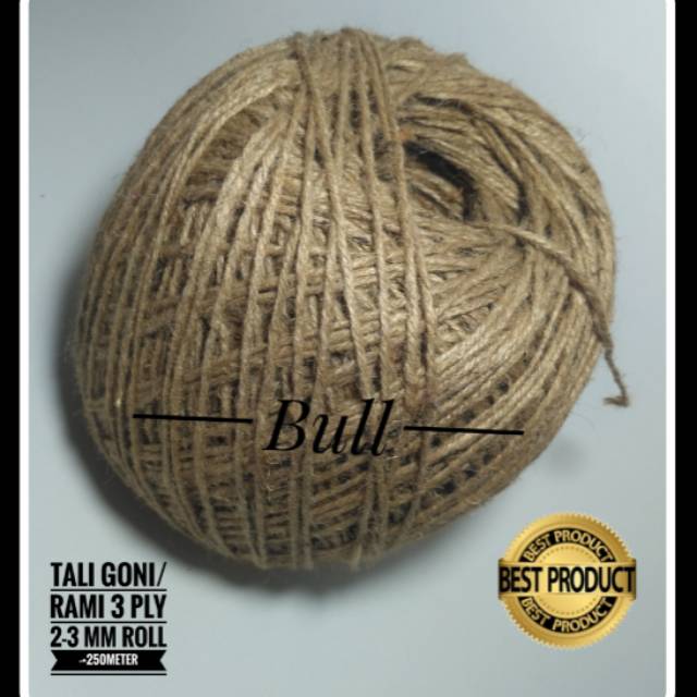 

JUAL" Tali Goni atau Tali Rami 3 ply 2-3mm /Roll 250 meter