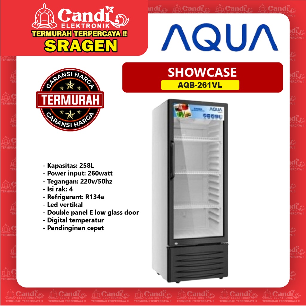 AQUA Showcase 258 Liter AQB-261VL