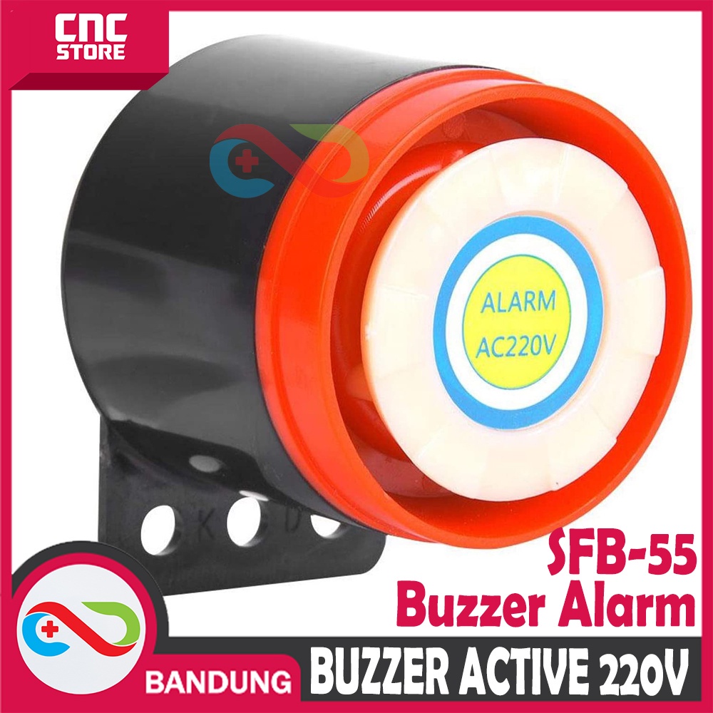 SFB-55 ALARM BUZZER ACTIVE 220V HIGH DECIBEL FOR INDUSTRI