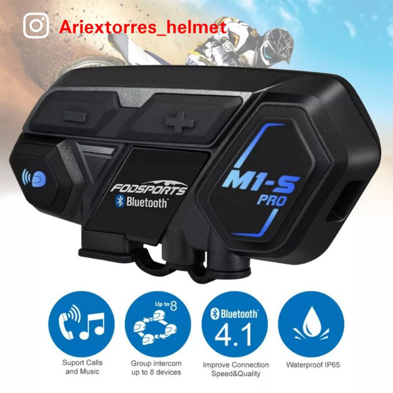 READY INTERCOM FODSPORTS M1-S pro not SENA 20 s evo PARANI m10