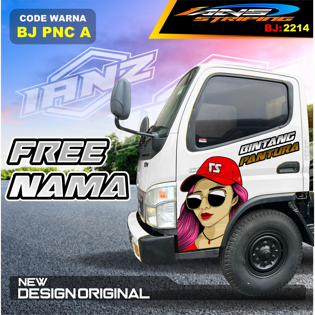 STICKER VARIASI PINTU TRUK FUSO RAGASA / DECAL PINTU DUMTRUK  / STIKER MOBIL TRUK / STIKER PINTU TRUK KEREN