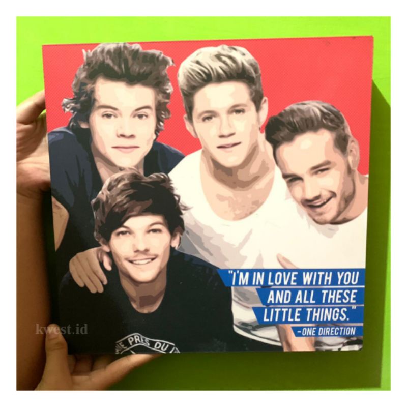 PAJANGAN FOTO DINDING ONE DIRECTION "STRIPE." - HARRY STYLES ZAYN MALIK LIAM PAYNE NIALL HORAN LOUIS
