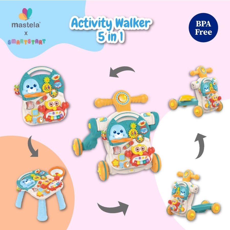 MASTELA activity Learn 5in1/ Mastela Activity Walker Grande 5in1/ Learn 7711