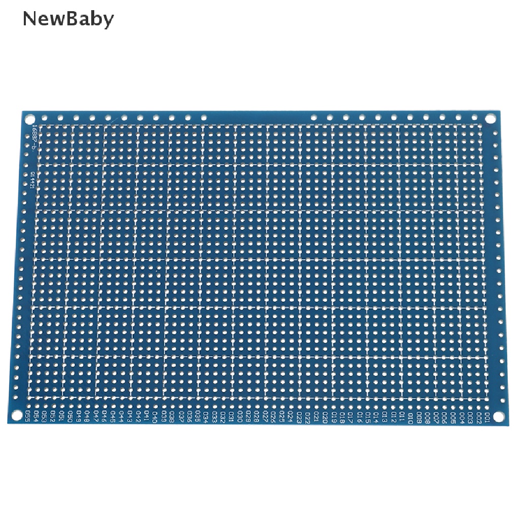 1pc Papan Sirkuit PCB Matrix Universal Satu Sisi 10x15cm Warna Biru Untuk Eksperimen