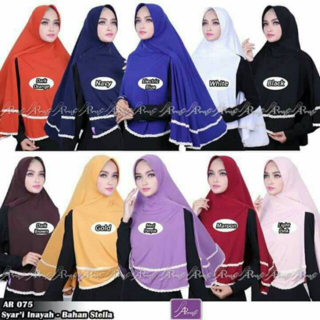 Jilbab arRafi 075 Syar'i inayah