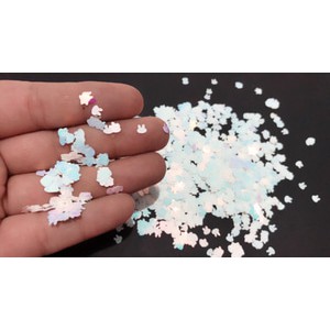 bunny glitter rabbit glitter sprinkle kelinci dekorasi easter confetti