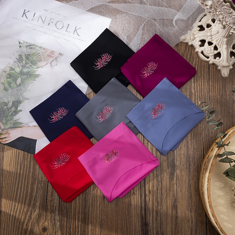 Celana Dalam Wanita Seamless sablon bunga Cinta Tanpa Jahitan Anti Nyeplak Model terbaru 2023