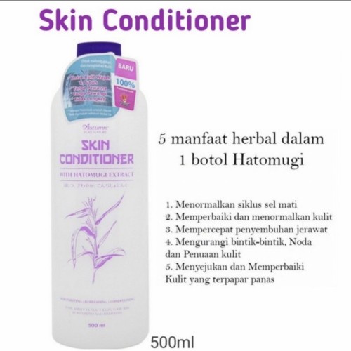 Autumn Skin Conditioner With Hatomugi Extract 500mL Original BPOM By Autumn Pure Nature
