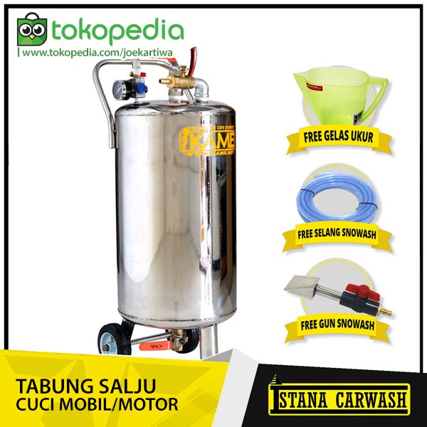 Tabung Salju Medium Ikame Stainless 304