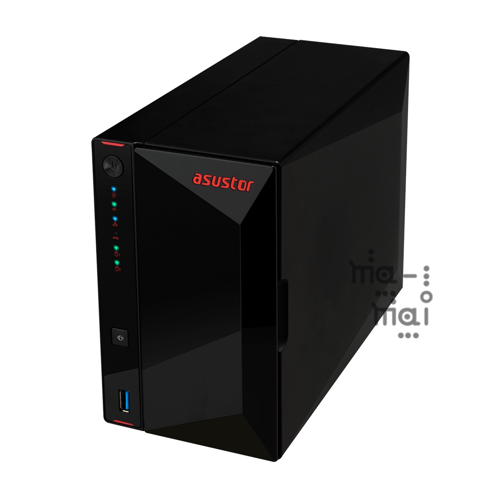 ASUSTOR AS5202T RAM 2-Bay NAS diskless Intel Celeron Dual Core NAS