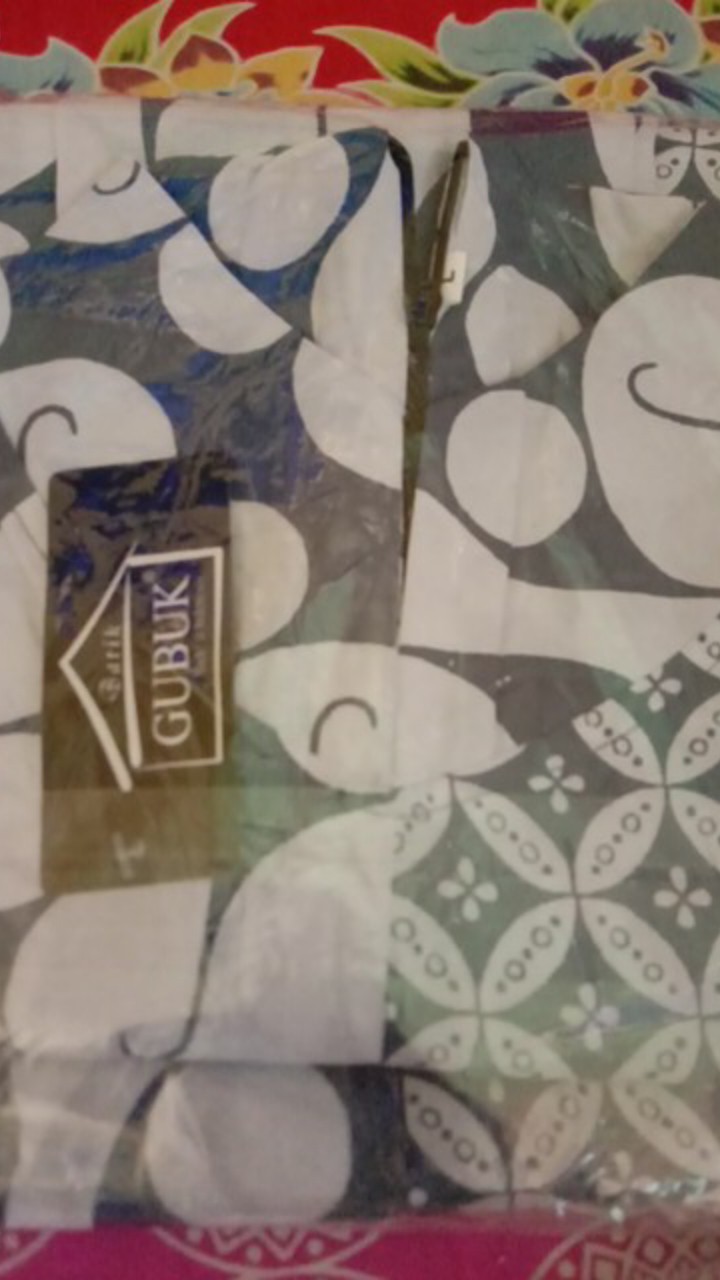 M-l-xl-xxl Batik Tunik Wanita Asj Sa Hrb026 Kenongo Pekalongan Sogan Tulis