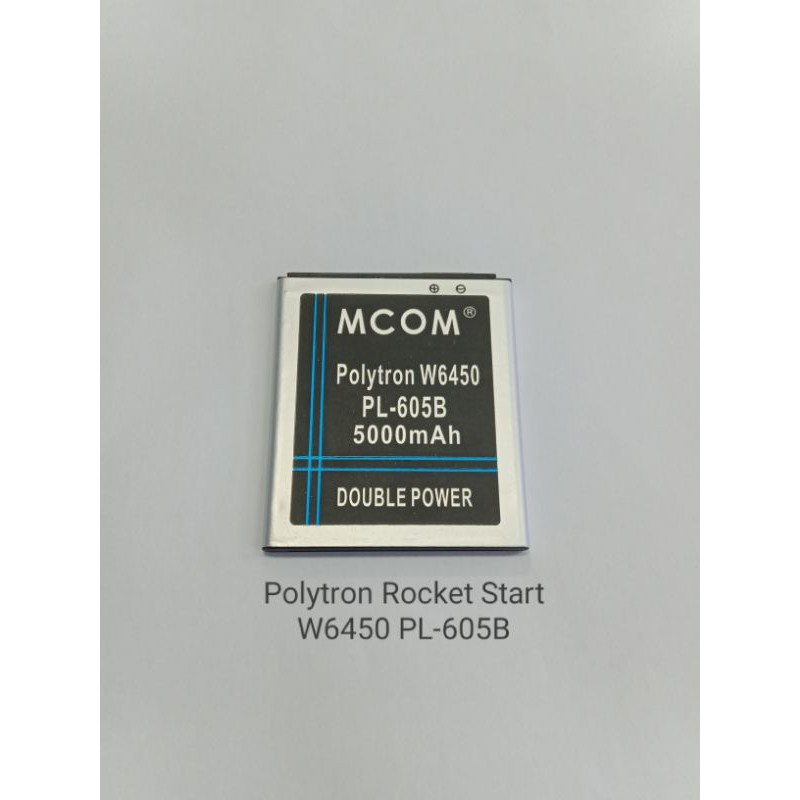 baterai Polytron Rocket Start W6450 PL 605B / Rocket 2X R2401 PL 6T5A double power battery baterei