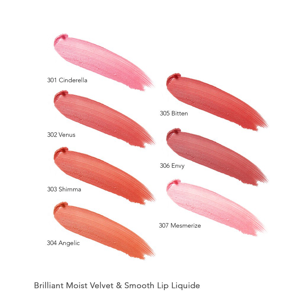 Madame Gie Briliant Moist Velvet &amp; Smooth Lip Liquide  | Lip Cream